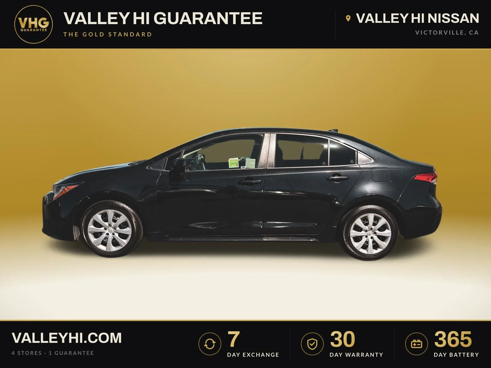 Used 2022 Black Toyota LE image 4