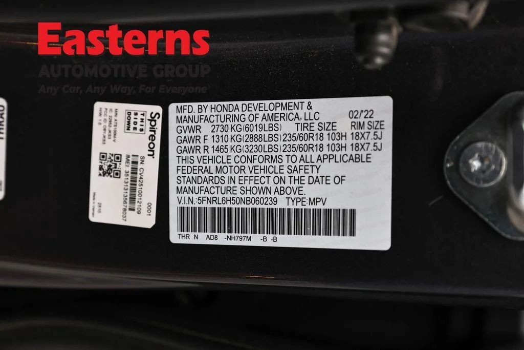 Used 2022 Gray Honda EX image 35