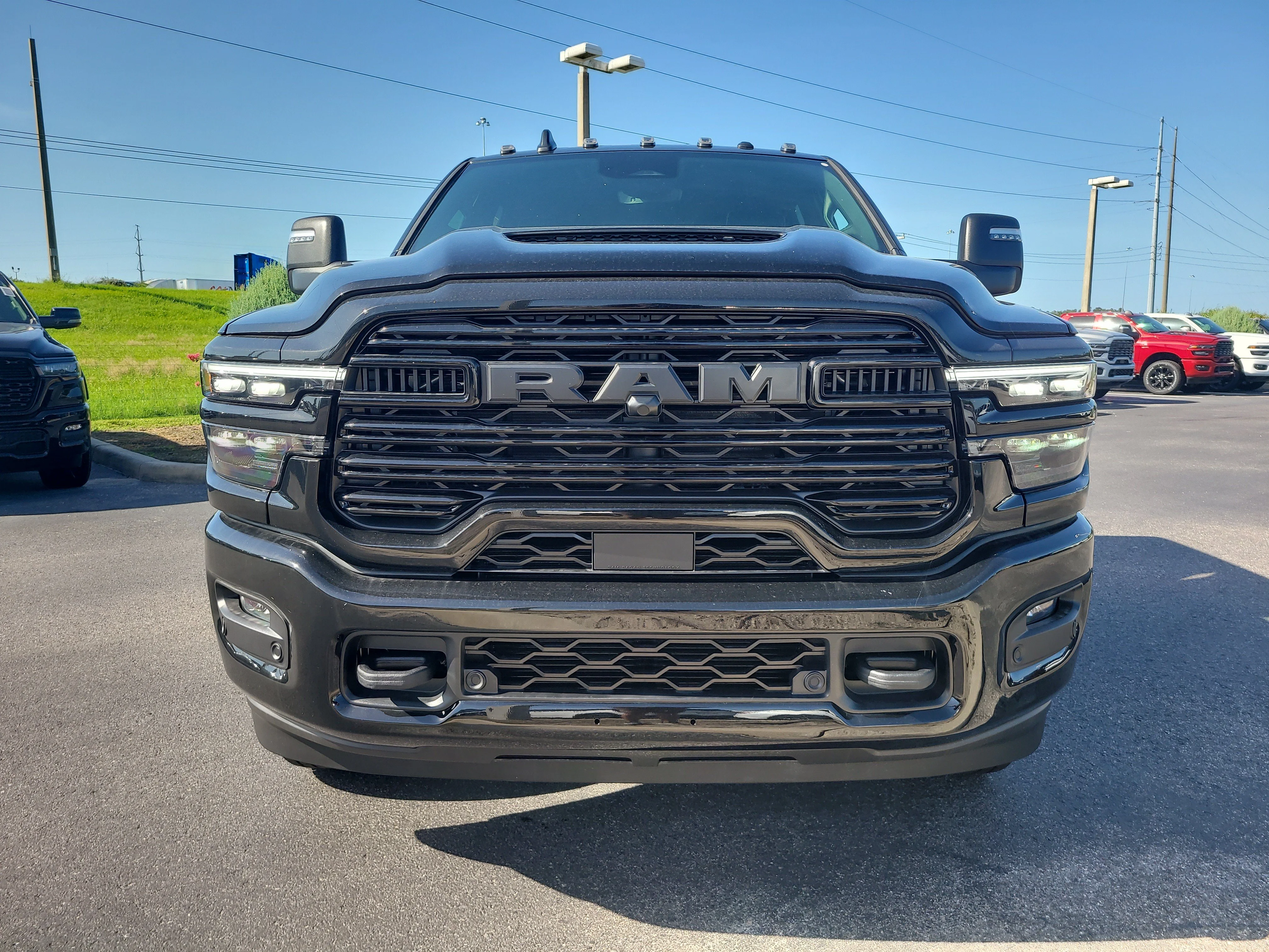 New 2026 Diamond Black Crystal Pearlcoat RAM Laramie image 3