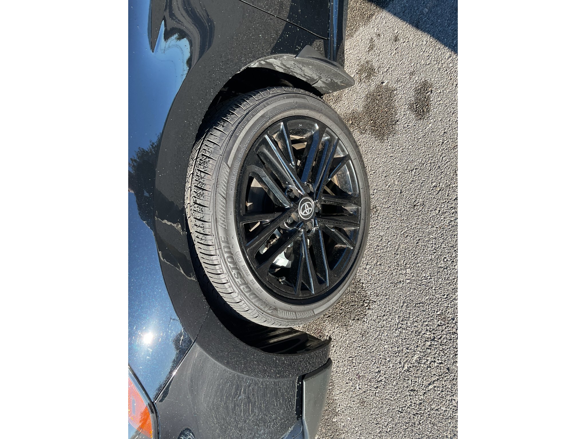 Used 2025 Midnight Black Metallic Toyota SE image 5