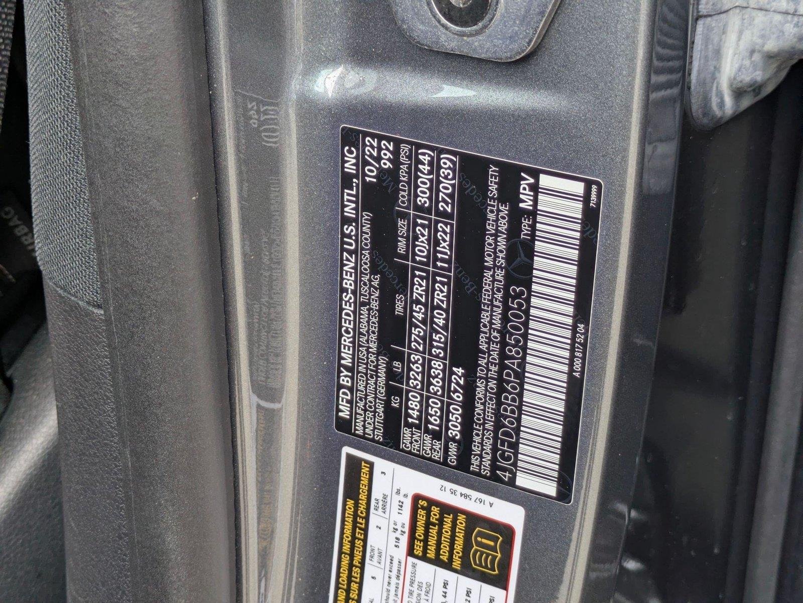 Used 2023 Selenite Grey Metallic Mercedes-Benz AMG® GLE 53 image 38