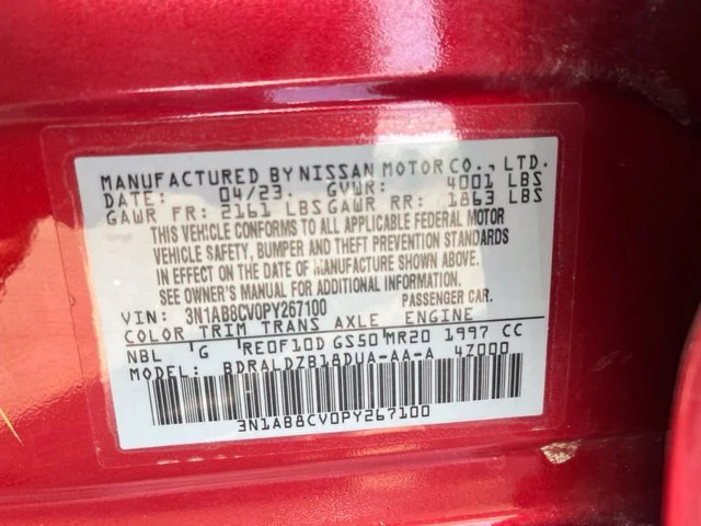 Used 2023 Red Nissan SV image 14