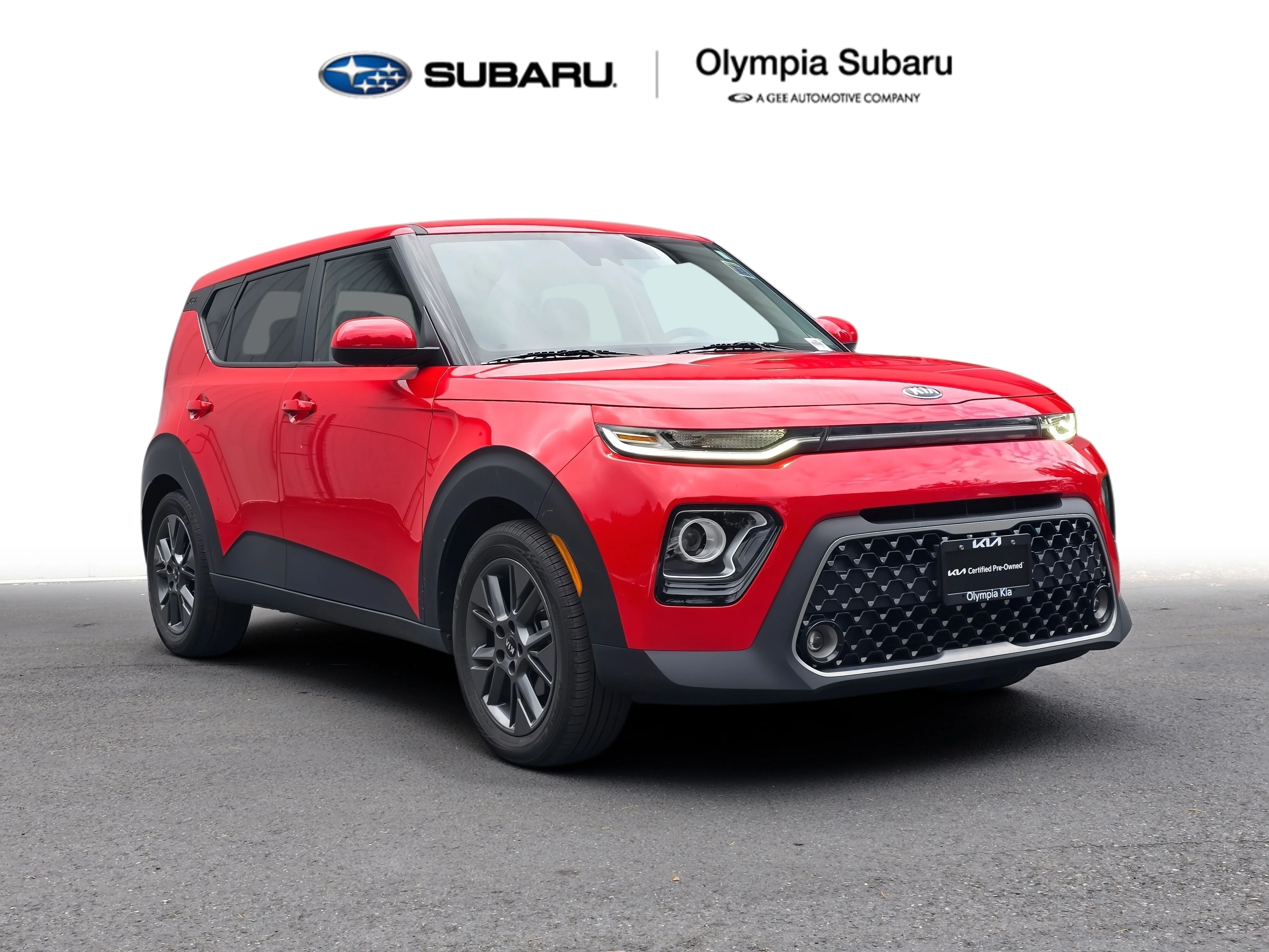 Used 2020 Inferno Red Kia EX image 1