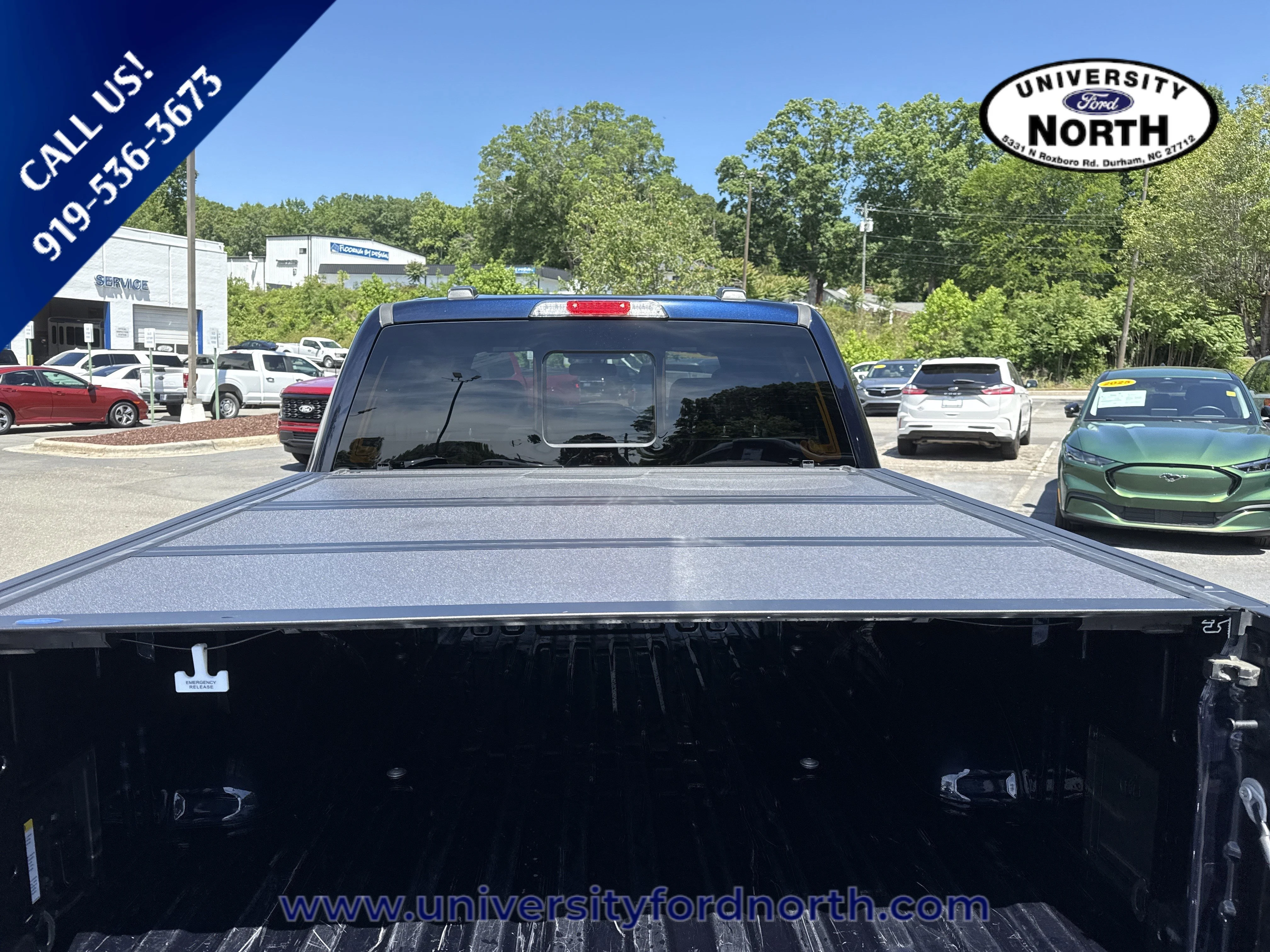 Used 2025 Antimatter Blue Metallic Ford LARIAT image 13
