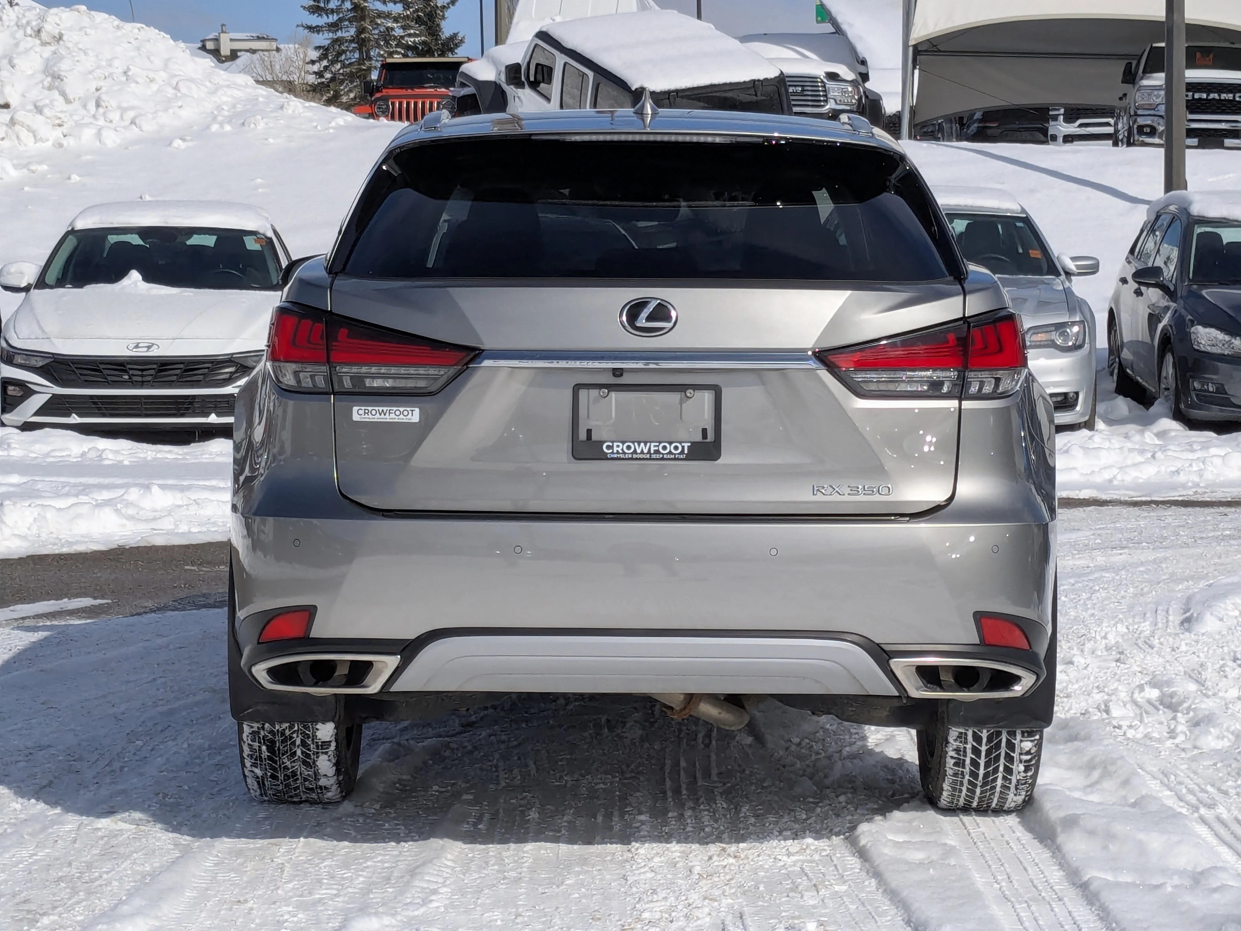 Used 2020 Silver Lexus RX 350 - 8 Touchscreen - Leather - Sunroof - image 7