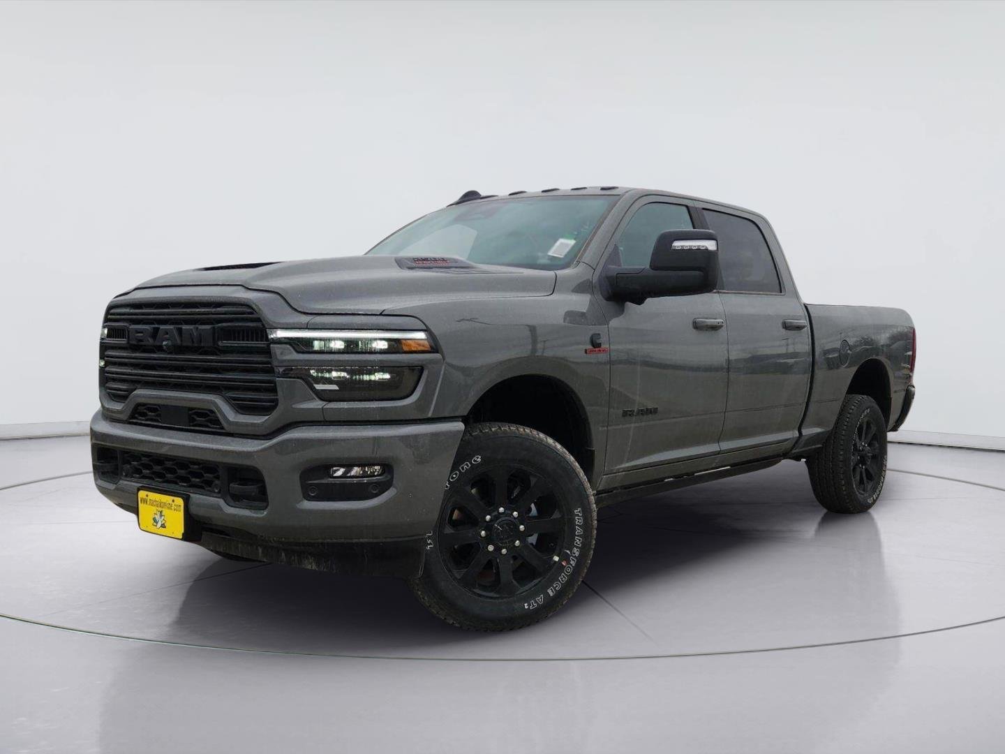 New 2026 Ceramic Gray Clear-Coat Exterior Paint RAM Laramie image 1