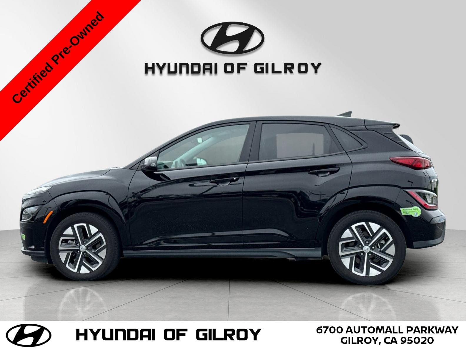 Certified 2023 Hyundai Kona EV SE with VIN KM8K23AG1PU174996 for sale in Gilroy, CA