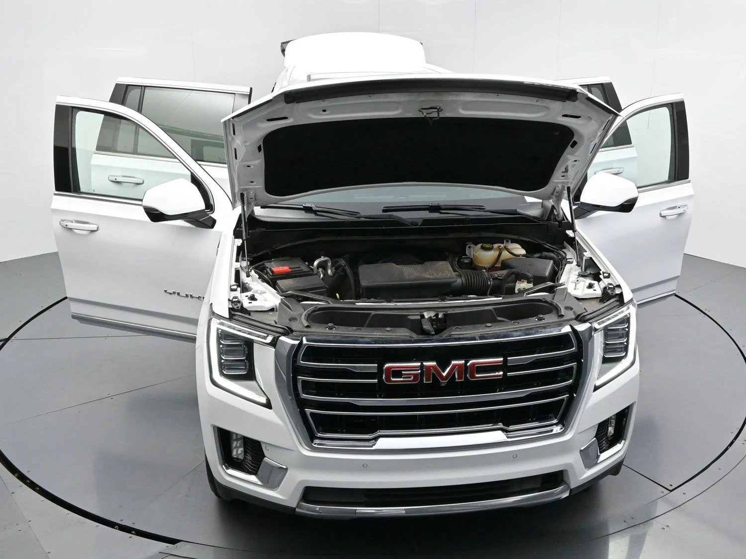 Used 2022 SUMMIT WHITE GMC SLT image 49