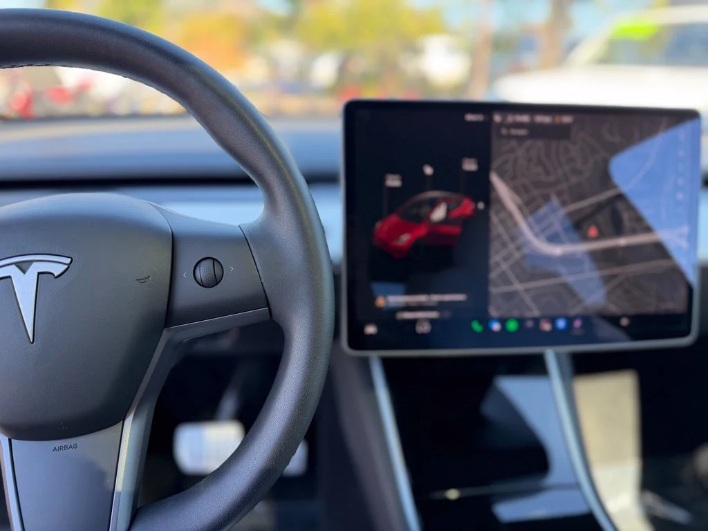 Used 2020 Red Tesla Performance image 25