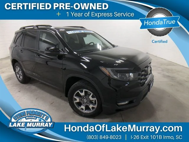 Certified Used 2023 Crystal Black Pearl Honda TrailSport image 1