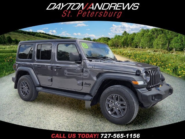 Certified Used 2024 Gray Jeep Sport S image 1