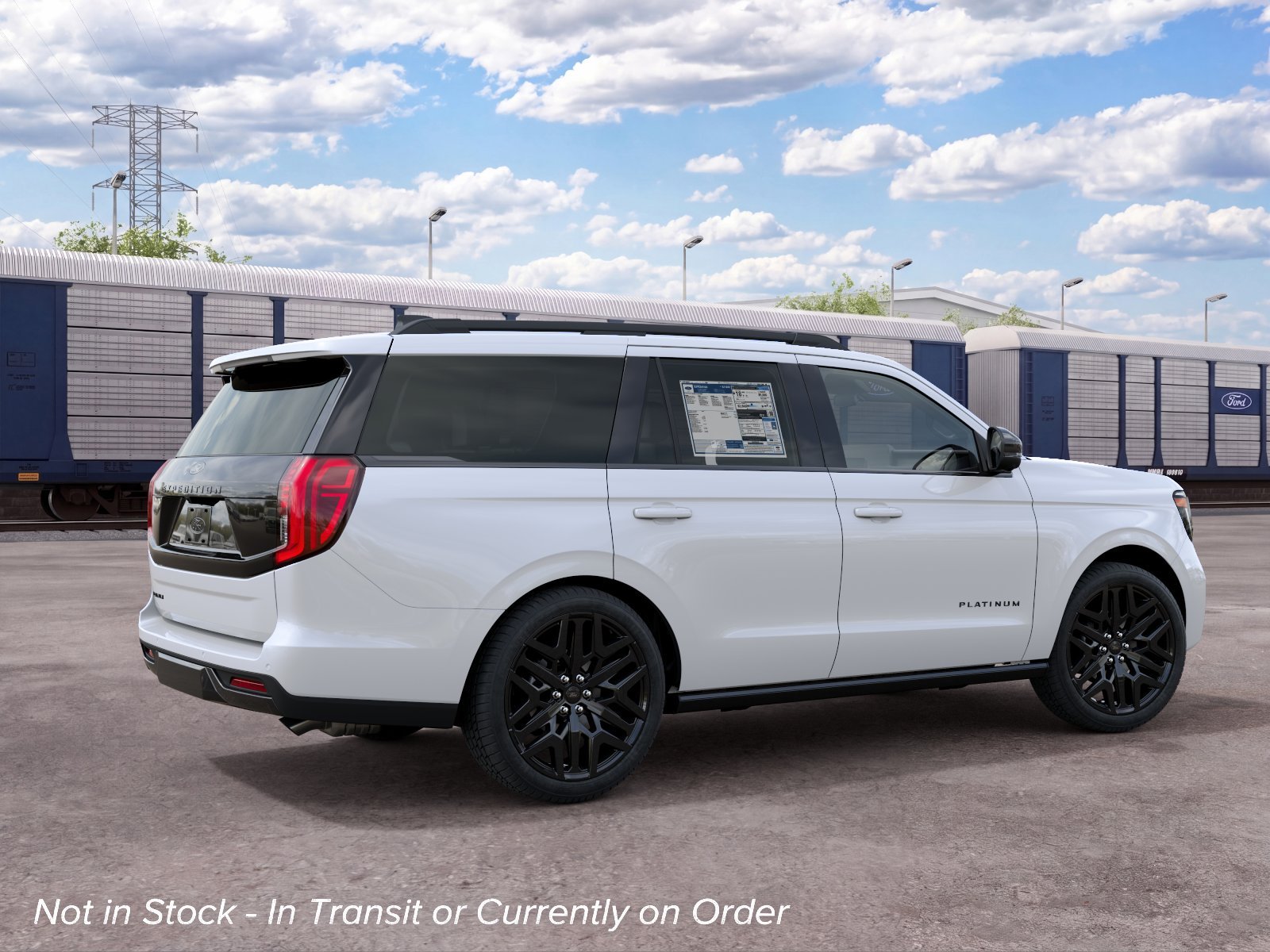 New 2027 Star White Metallic Tri-Coat Ford Platinum image 6