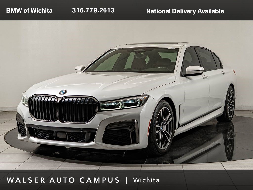 Used 2022 Mineral White Metallic BMW 750i xDrive image 1