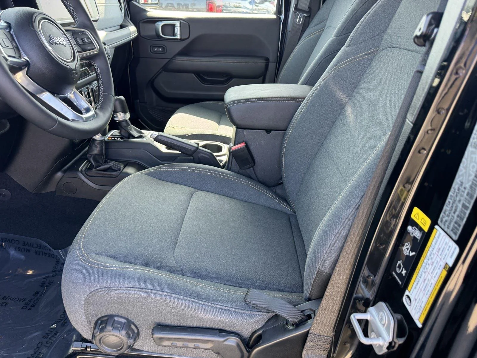 Certified Used 2025 Black Clearcoat Jeep Sahara image 15