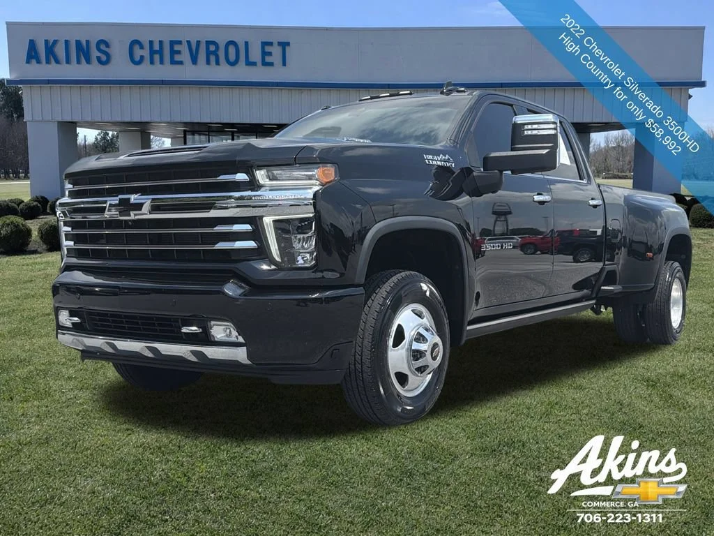 Used 2022 Black Chevrolet High Country DRW image 11