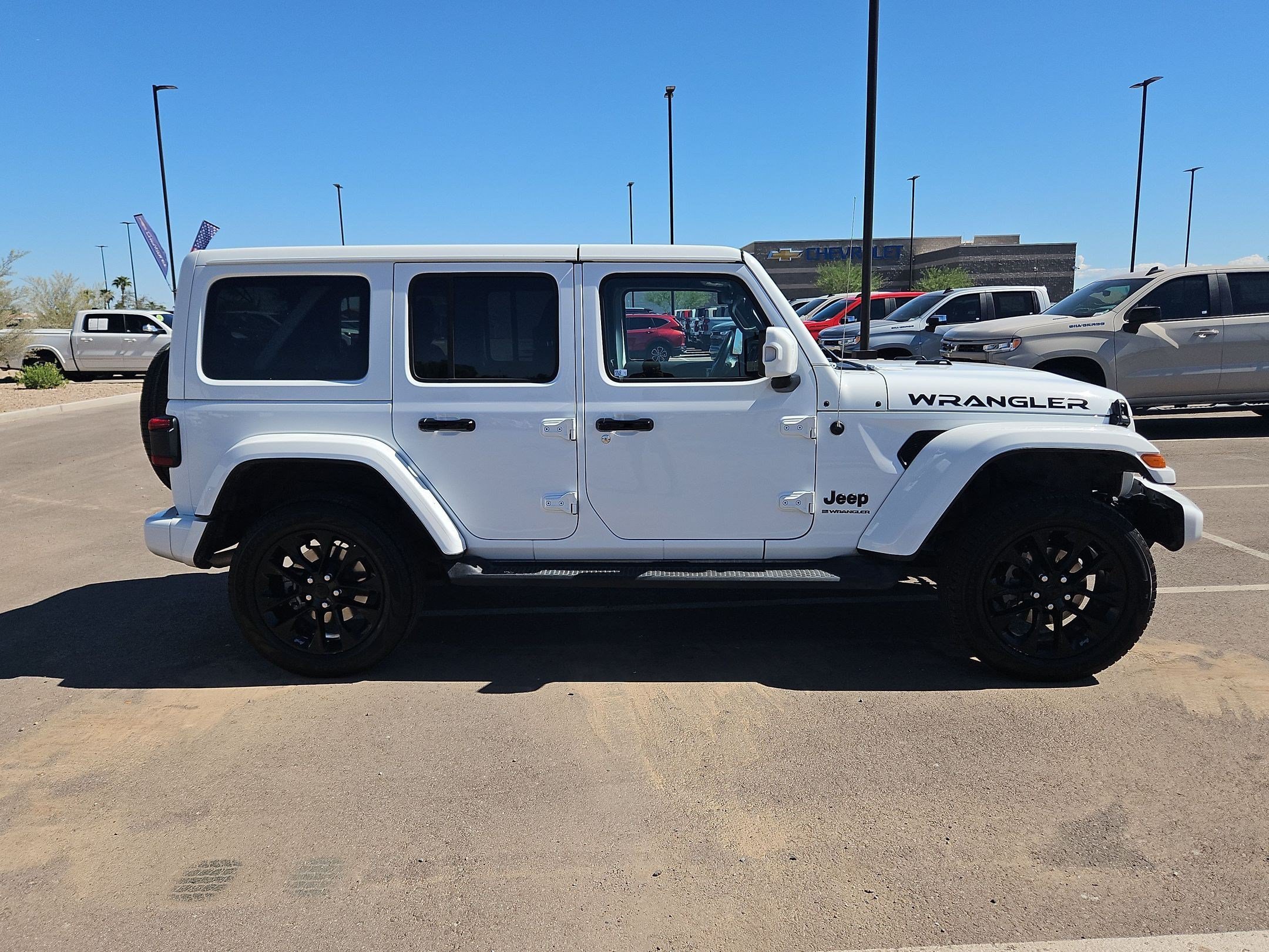 Certified Used 2023 White Jeep 4-Door High Altitude 4x4 image 6
