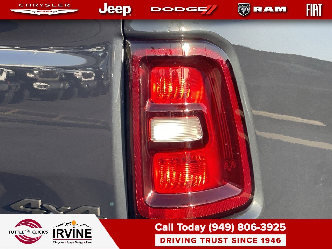 New 2026 Forged Blue Metallic Exterior Paint RAM Laramie image 9