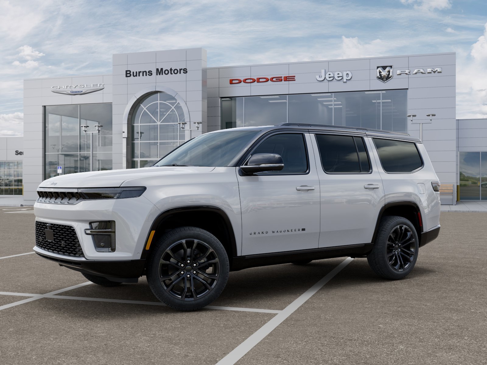 New 2026 Bright White Clear-Coat Exterior Paint Jeep Summit Reserve Black image 28