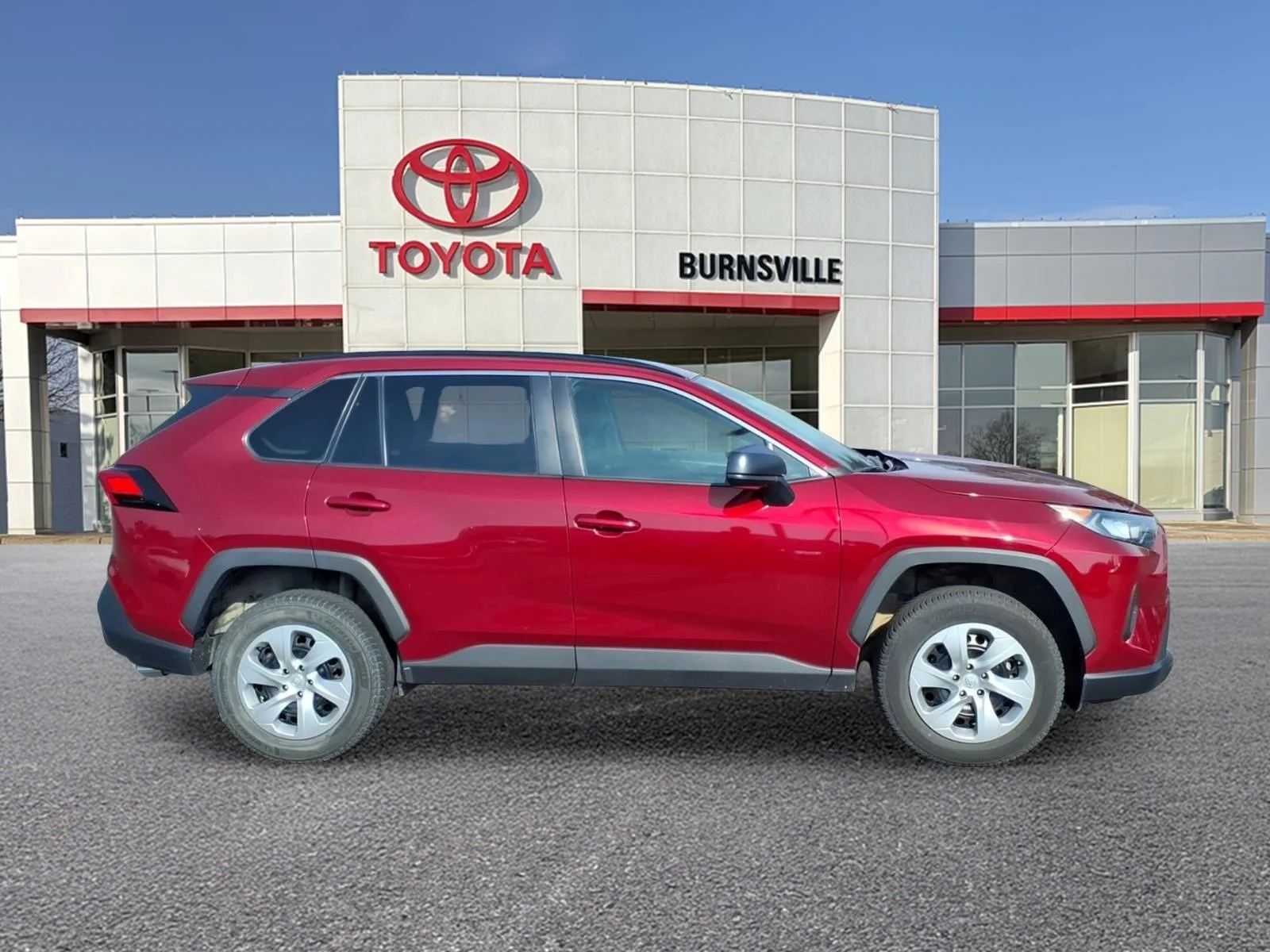 Certified 2021 Toyota RAV4 LE with VIN 2T3F1RFV9MW163553 for sale in Burnsville, Minnesota