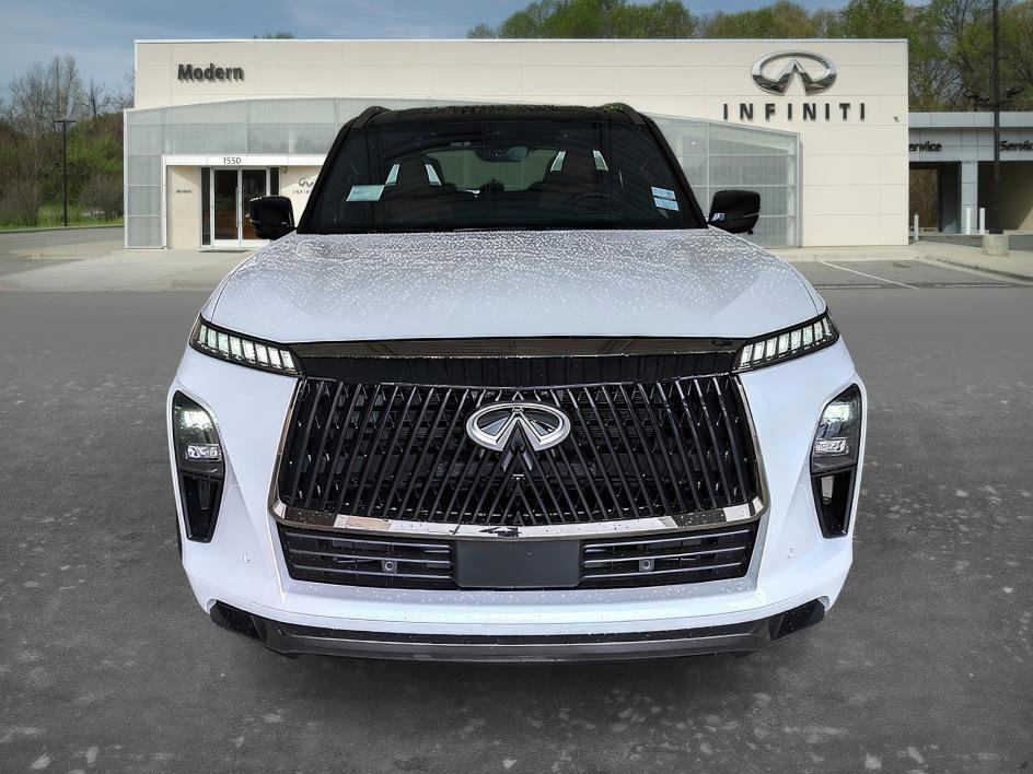 New 2027 Radiant White/Black Obsidian INFINITI AUTOGRAPH image 2