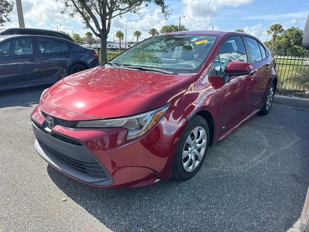 Used 2024 Red Toyota LE image 2