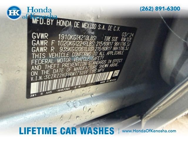 Used 2024 Lunar Silver Metallic Honda LX image 4