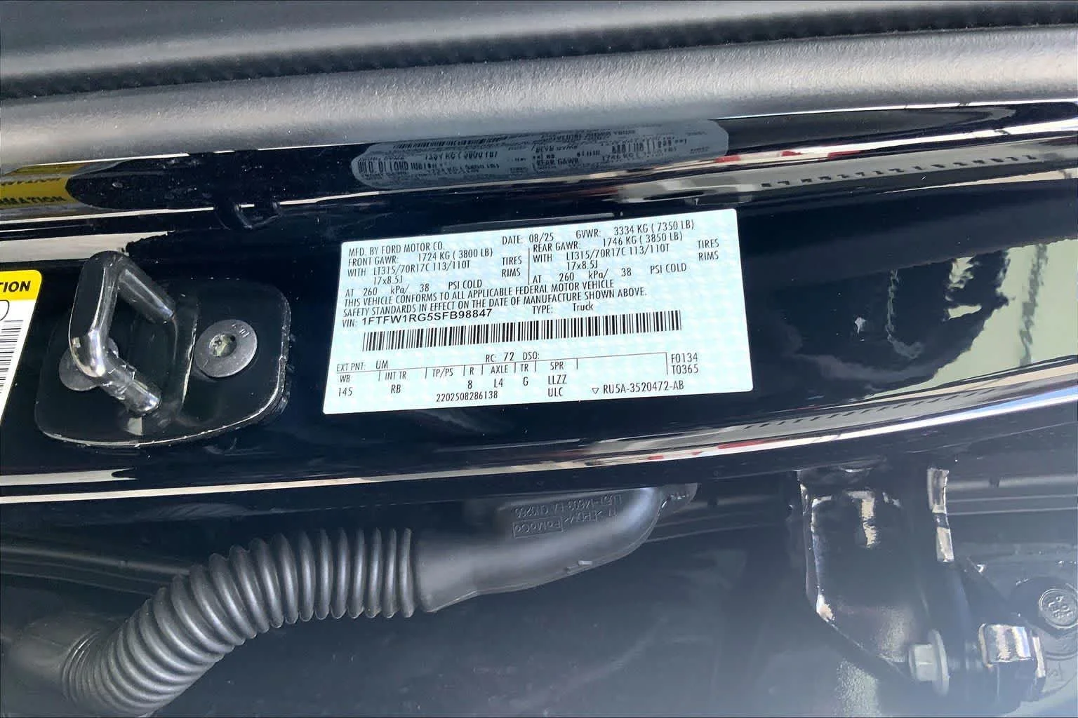 Used 2025 Blk/black Ford Raptor image 20