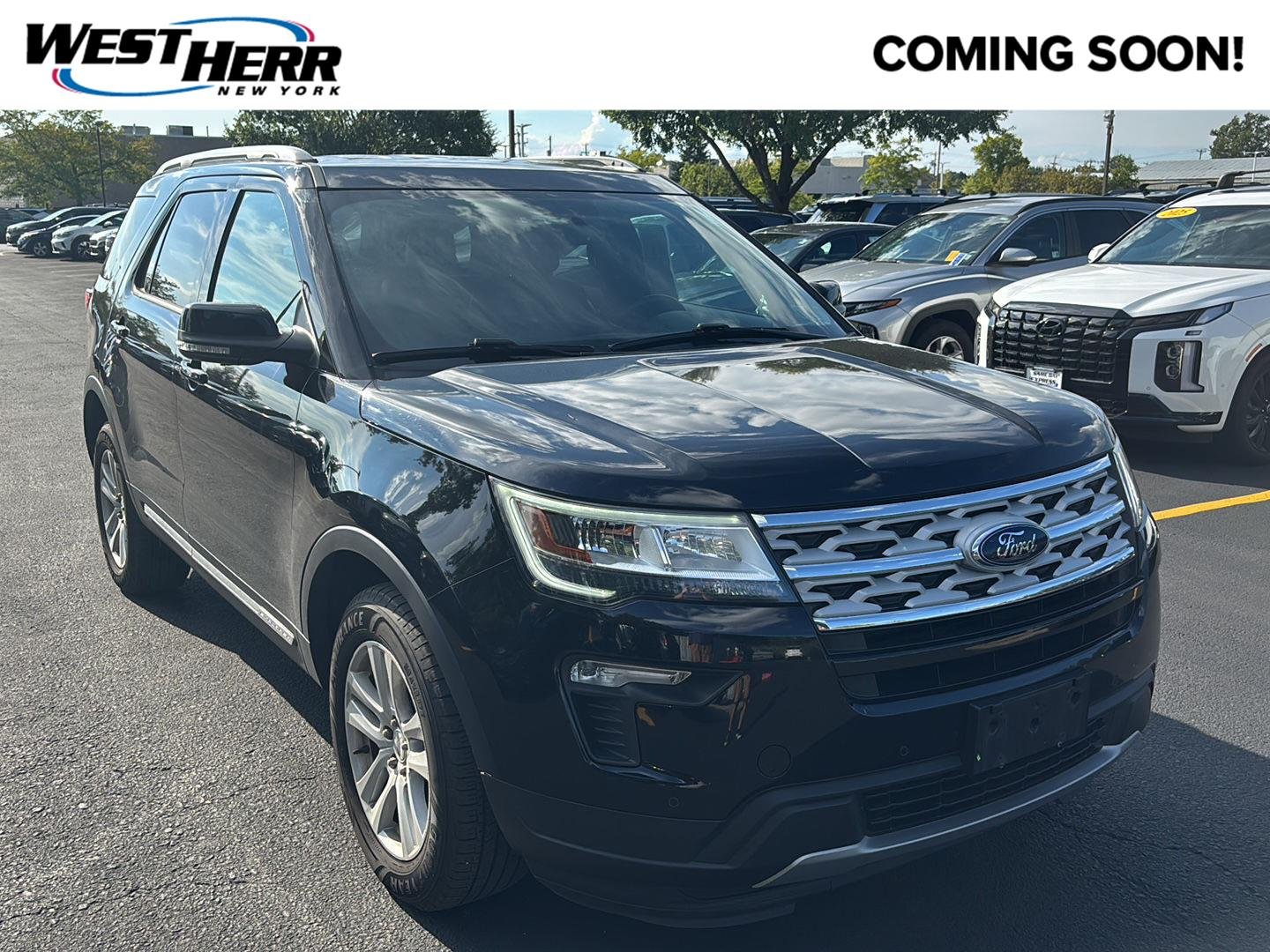 Used 2018 Shadow Black Ford XLT image 1
