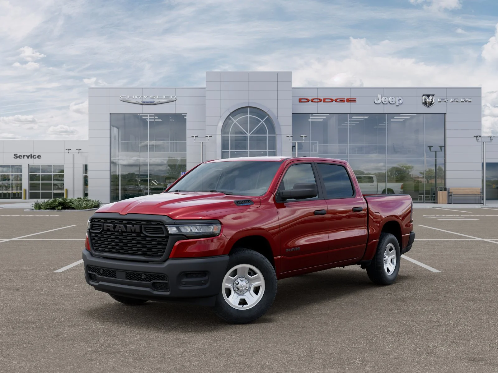 New 2026 Molten Red Pearlcoat RAM Tradesman image 39
