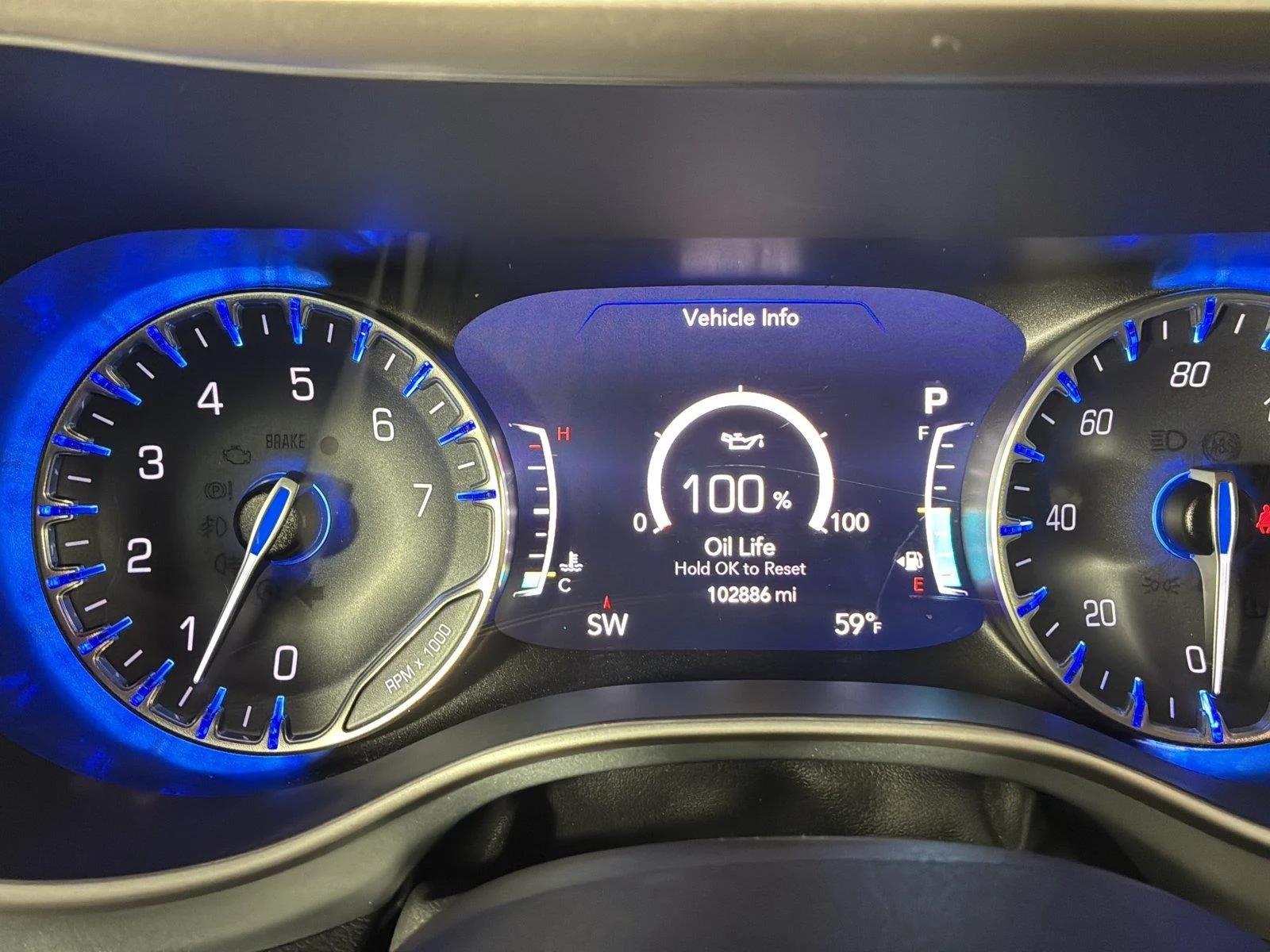 Used 2020 Jazz Blue Pearlcoat Chrysler Touring L Plus image 37