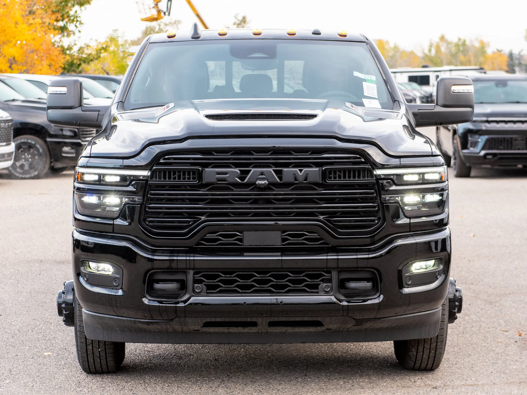 New 2026 Black RAM Laramie Night* Mega Cab 4x4, Max Tow Pkg, Sunroof, Heated/Ventilated Leather image 10