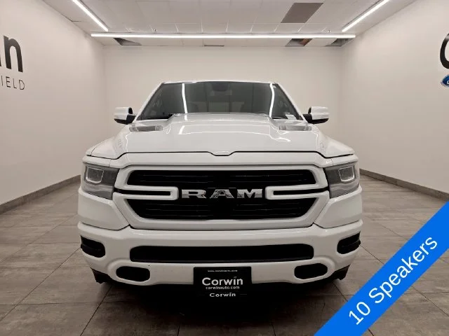Used 2020 Bright White Clearcoat Ram Laramie image 8