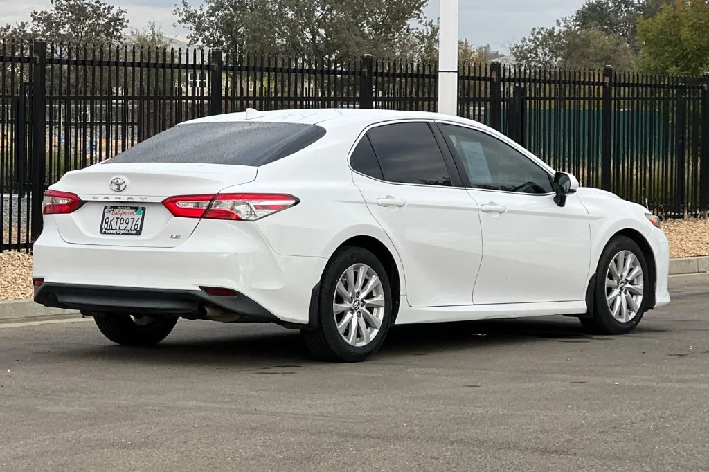 Certified Used 2019 White Toyota LE image 5