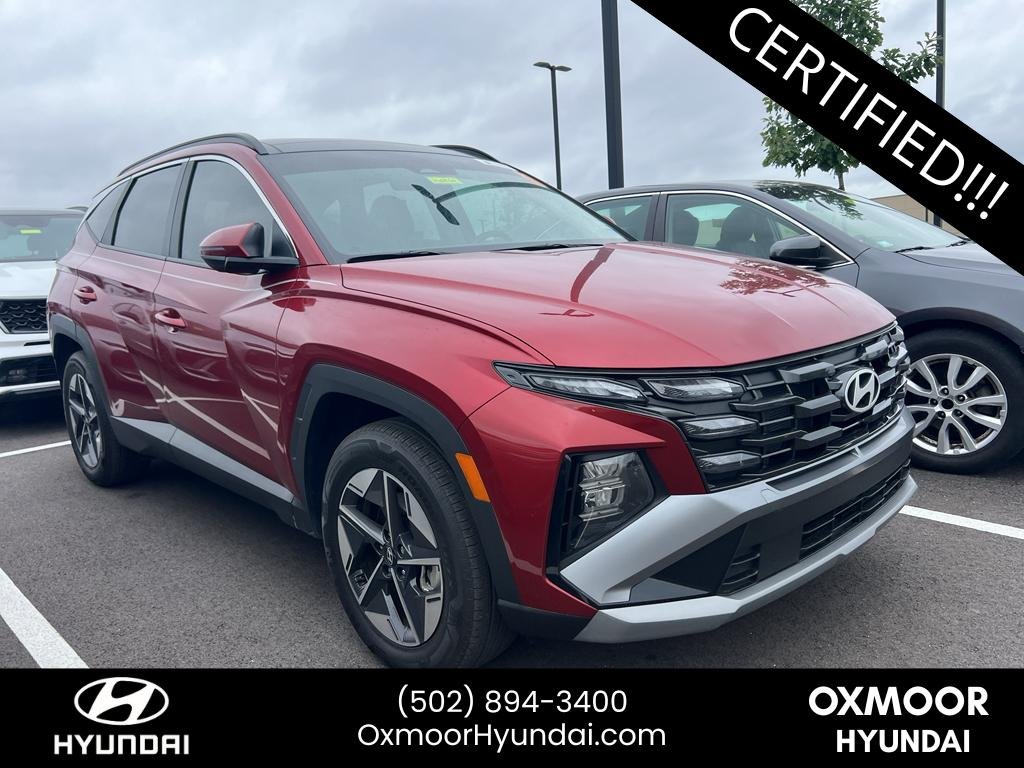 Certified Used 2025 Ultimate Red Hyundai SEL Convenience image 1