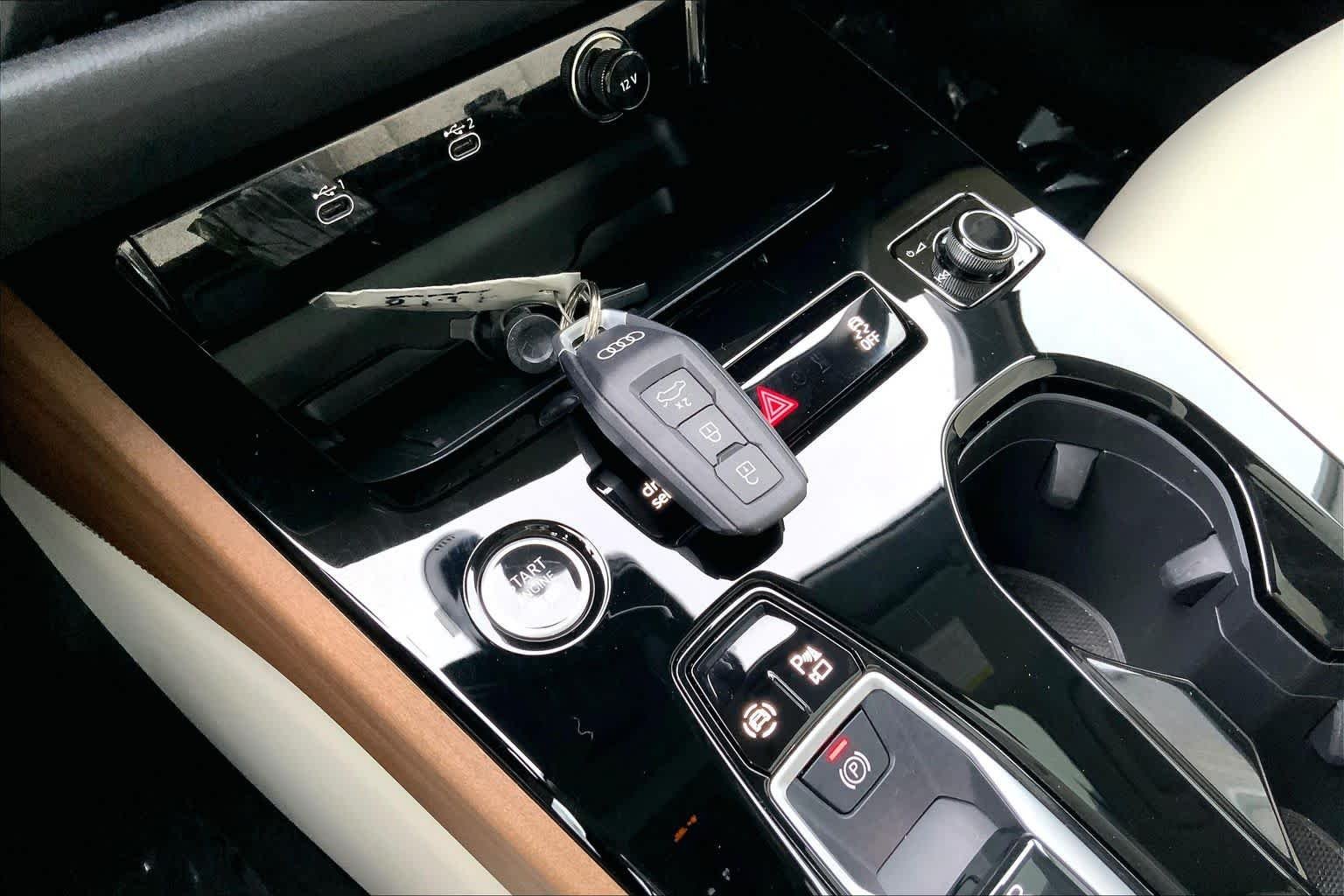 Used 2025 Glacier White Metallic Audi Premium Plus image 15