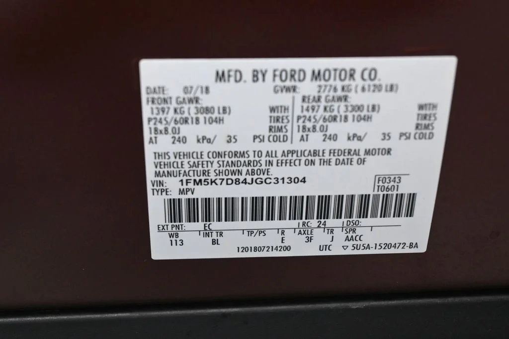 Used 2018 Cinnamon Glaze Metallic Ford XLT image 17