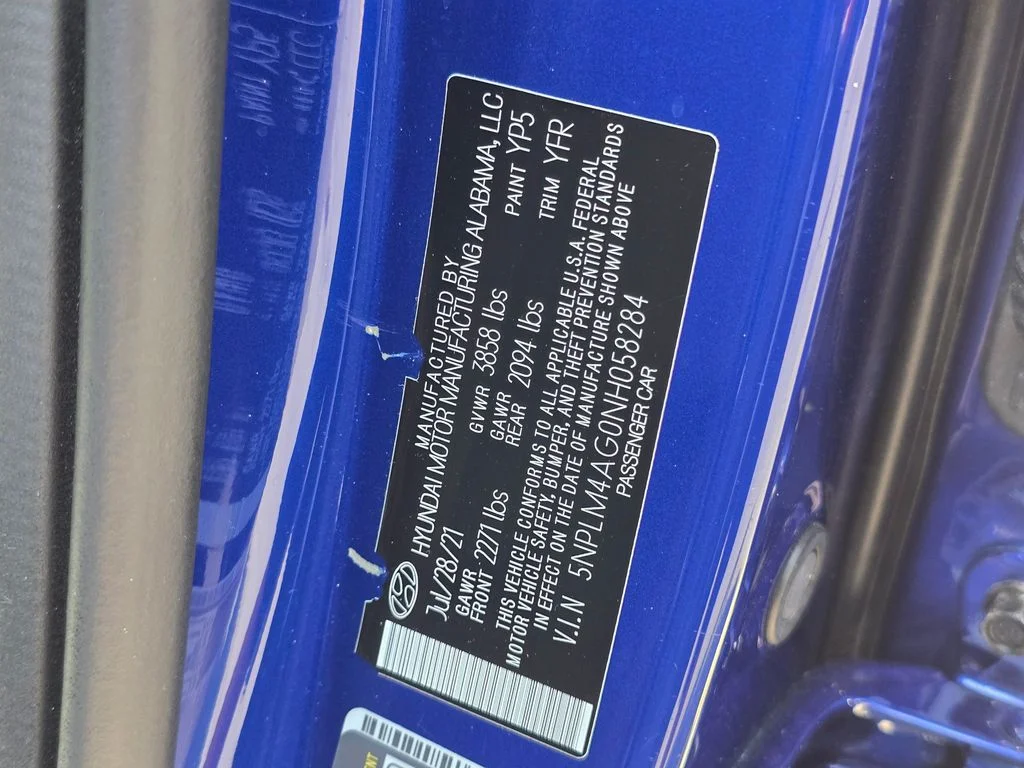 Used 2022 Blue Hyundai SEL image 36