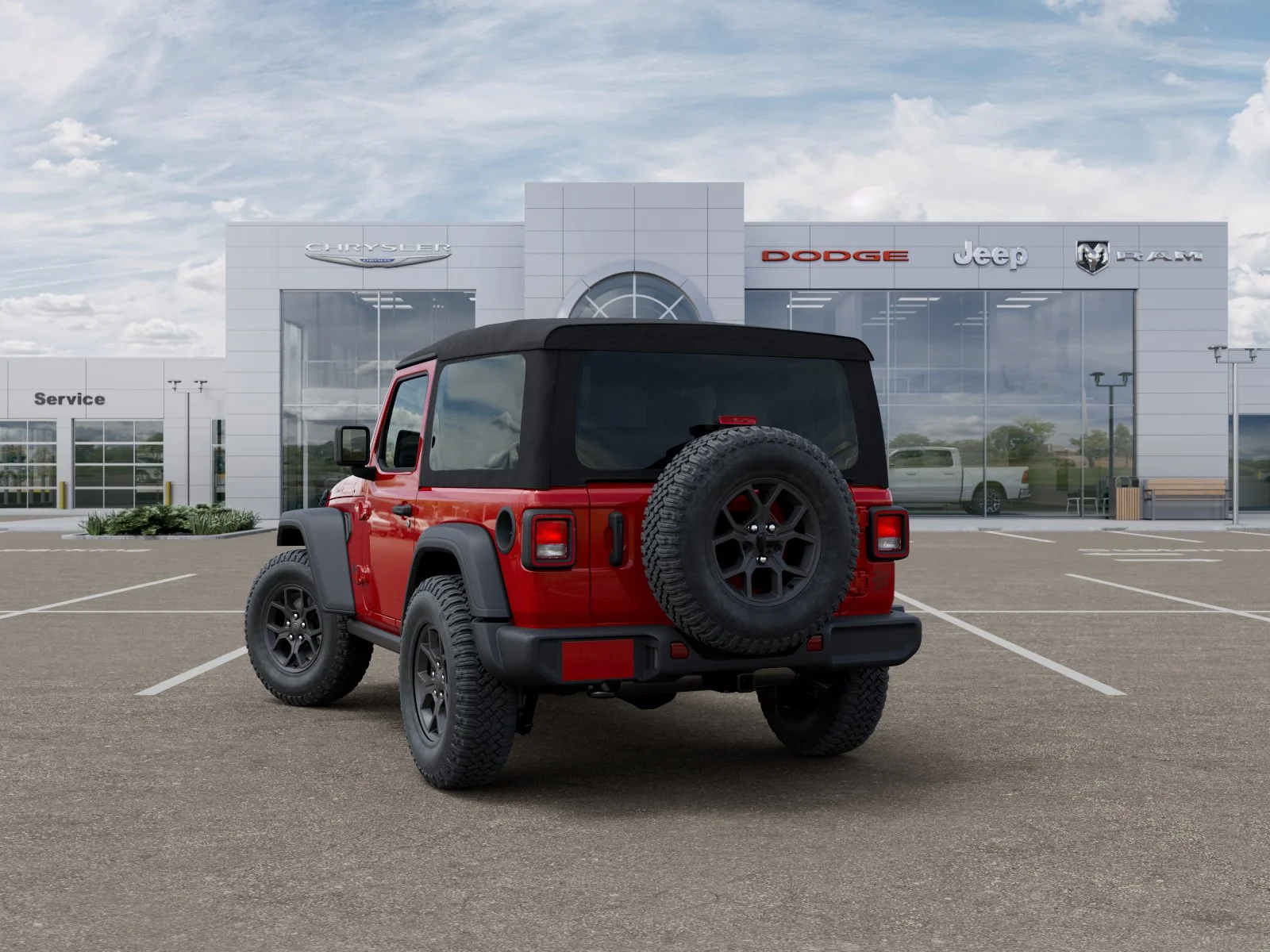 New 2026 Firecracker Red Clear-Coat Exterior Paint Jeep Willys image 41