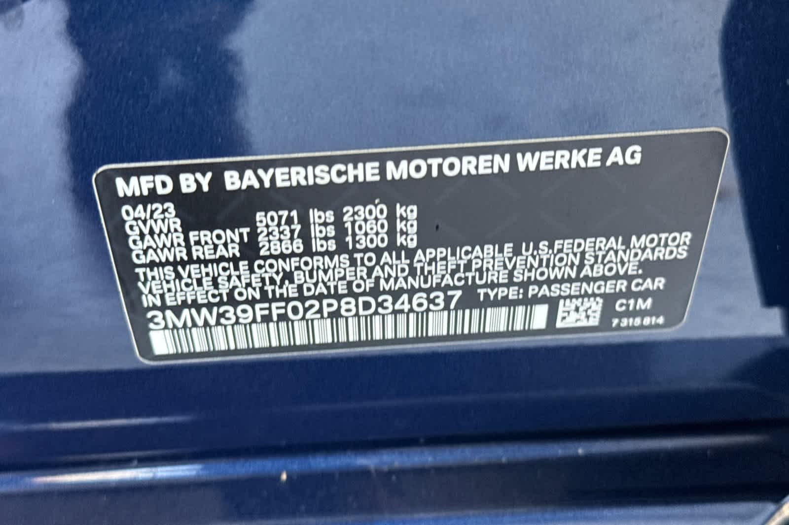 Used 2023 Phytonic Blue Metallic BMW 330e image 33