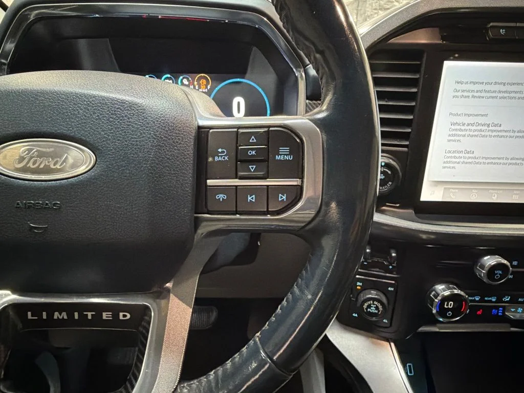 Used 2021 Agate Black Metallic Ford Limited image 18