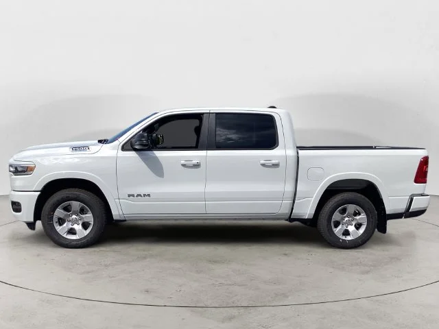 New 2026 Bright White Clearcoat Ram BIG HORN CREW CAB 4X4 5