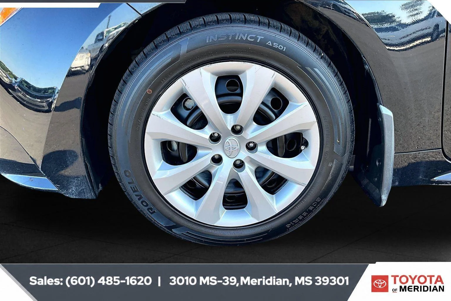 Used 2024 Midnight Black Metallic Toyota LE image 7