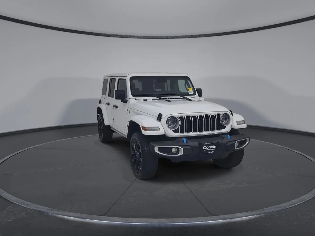 Certified Used 2024 White Jeep Sahara 4xe image 4