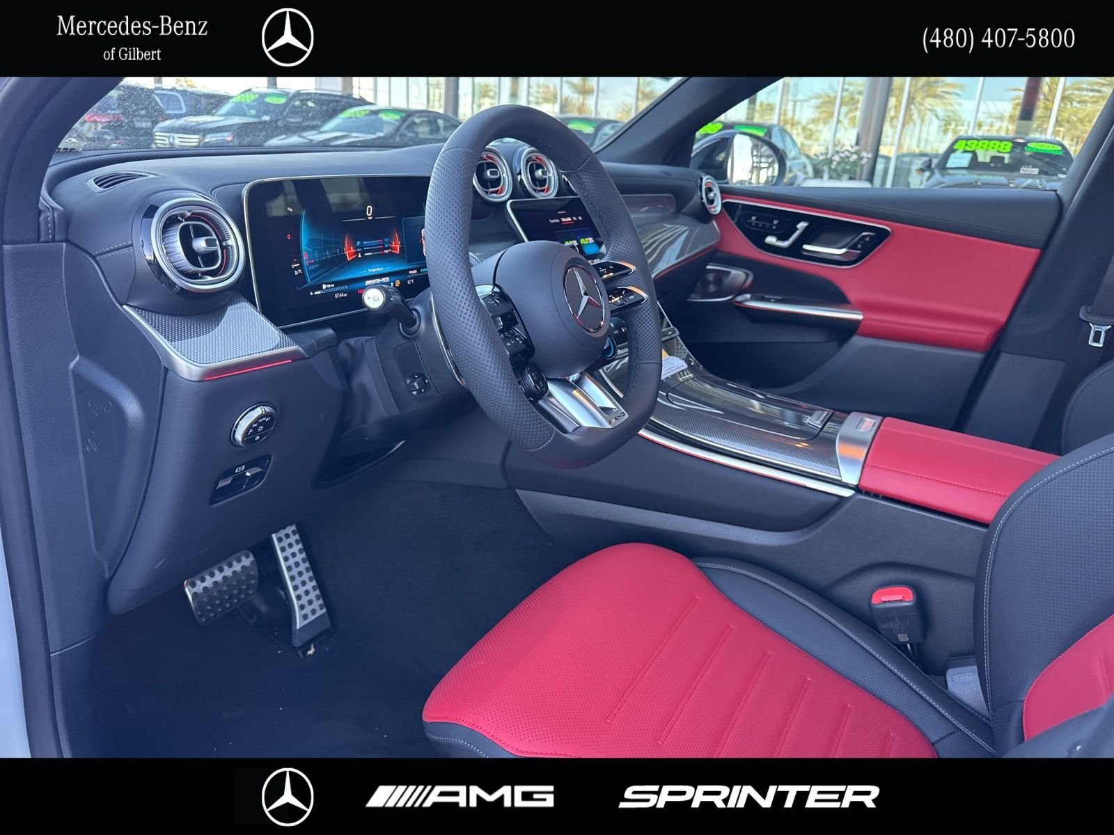 New 2026 MANUFAKTUR Cirrus Silver Magno Mercedes-Benz GLC 43 AMG® COUPE image 10