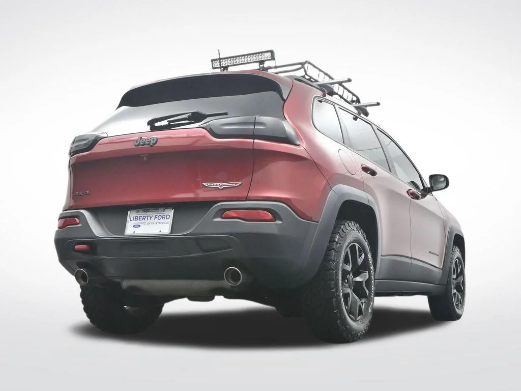 Used 2016 Deep Cherry Red Crystal Pearlcoat Jeep Trailhawk image 37