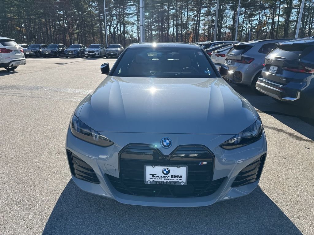 Certified 2025 BMW i4 M50 with VIN WBY33HD00SFU94503 for sale in Manchester, NH