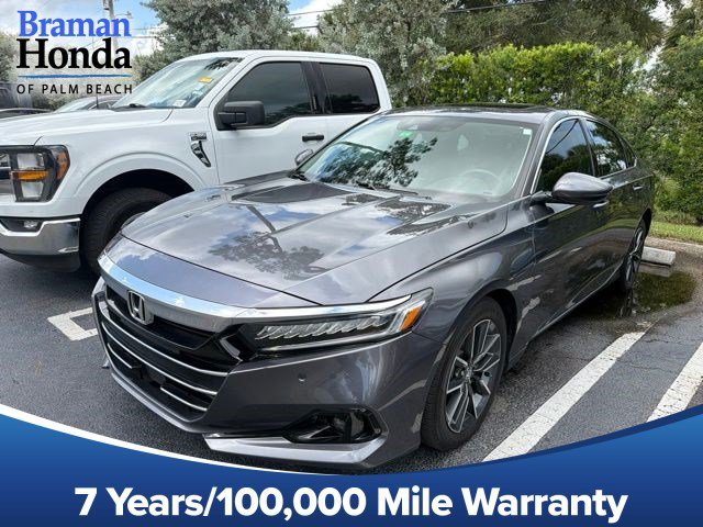 Certified Used 2022 Gray Honda EX-L image 1