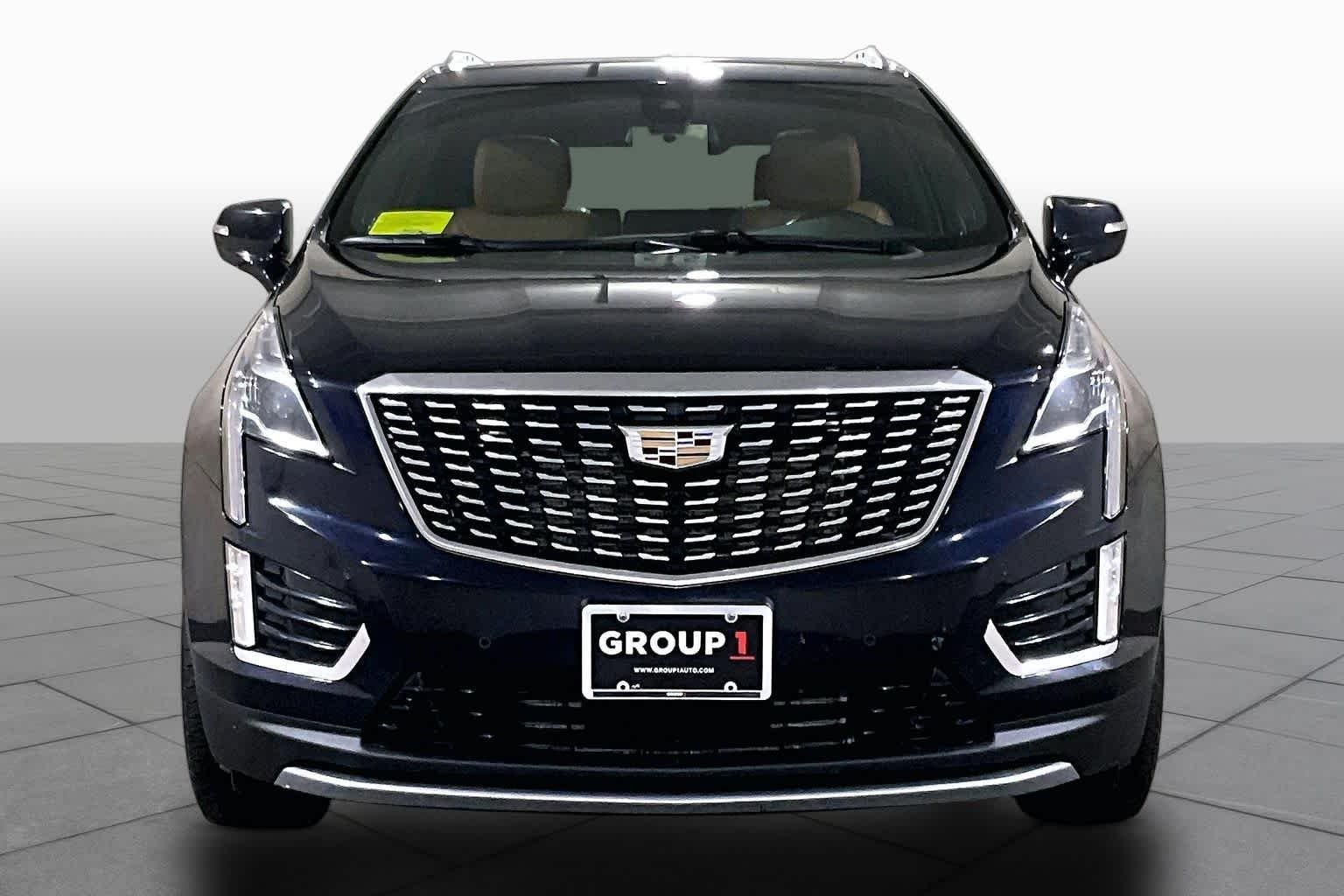 Used 2021 Dark Moon Blue Metallic Cadillac AWD Premium Luxury image 3