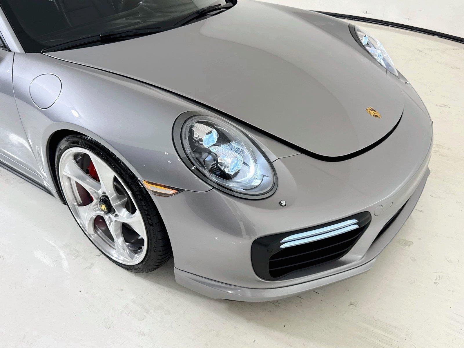 Used 2017 Rhodium Silver Metallic Porsche Turbo | Upgraded Exhaust | Upgraded Wheels | Sunroof image 35