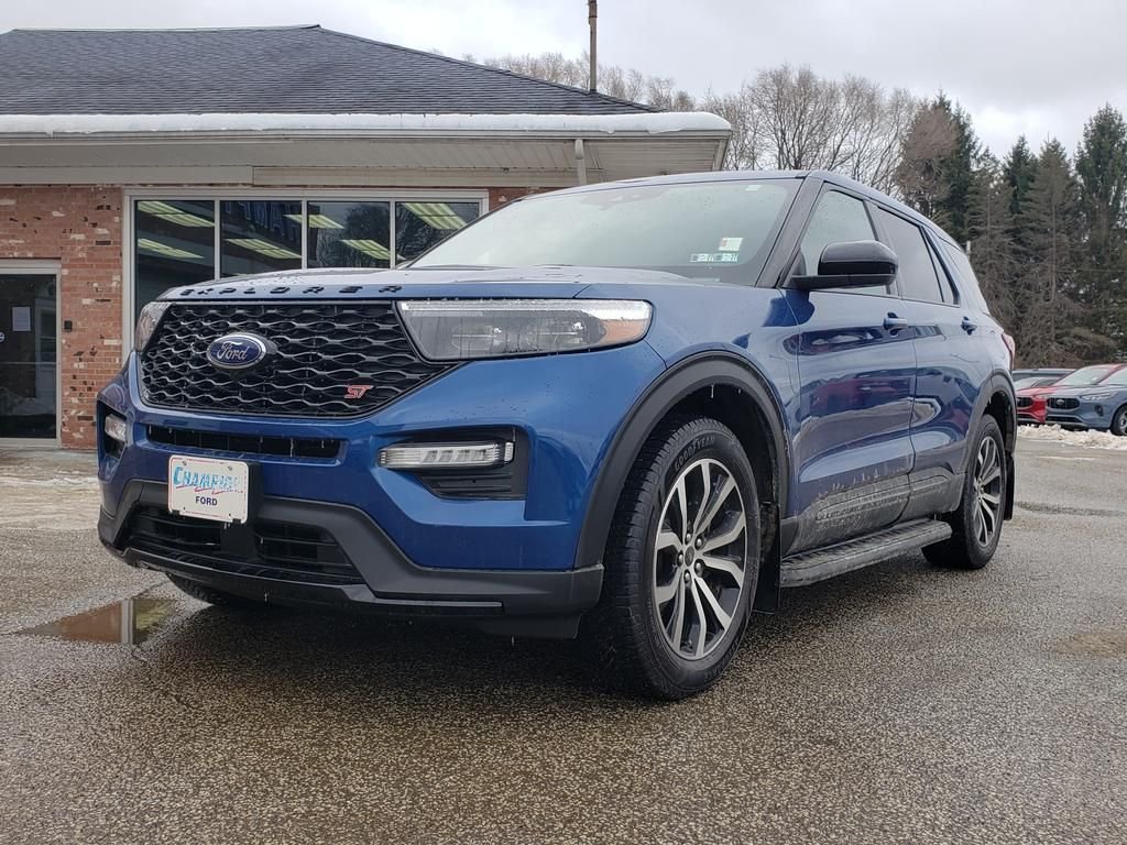 Used 2022 Atlas Blue Metallic Ford ST AWD 3.0 EcoBoost Copilot360 image 8